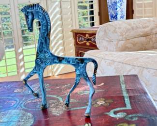 Mycenaean Greece Bronze Etruscan Horse Statue	7.35in H	113025
