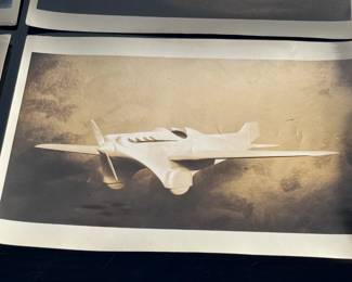 Lot of 4 Vintage Aeronautical Engineering co Prototype Plane Model photos	9.875x8.875in	124105
