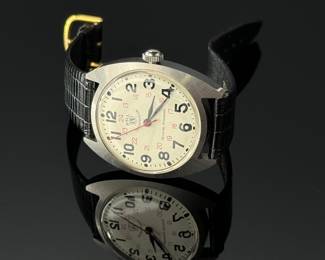 Ball RR Railroad Trainmaster Watch Official Standard 25j Wristwatch	Case: 34mm Wide without crown x 40mm H	112017