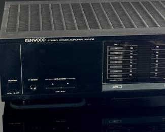 Vtg Kenwood Stereo Power Amplifier KM-106	16x10x4.5	115033