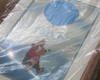 Walt Disney Winnie The Pooh Silly Old Bear Sericel Original Animation Production Cel Animation Art in Original Box	Frame: 22x15.5x1in	119009