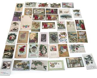 Lot of 53 Antique 1900s Christmas Postcards	Approx: 5.5x3.5	119014
