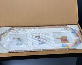 Walt Disney Rabbit/Christopher Robin/Winnie the Pooh Original Animation Production Cel  Television Animation Art in Original Box	Frame: 13.5x29.5x1in	119008