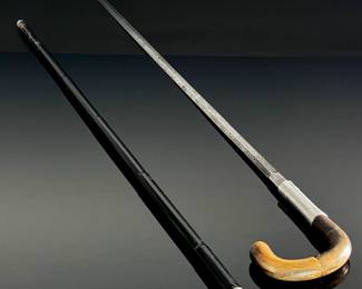 Vintage MC Lilley & Co Columbus Cane Sword Hidden Walking Stick	Total Length: 39.75in Blade: 29in	124134