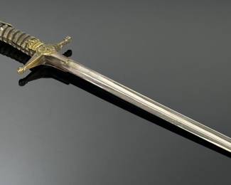 Antique British Military Sword 1891	Total Sword Length: 39.125in With Scabbard: 40.1875in	124005