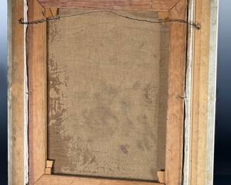 Antique Oil Painting Portrait Fred Bretten	Frame: 25.25x21.5x2.5in Canvas: 20/25x16in	124084
