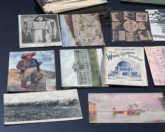Lot of 100+ Antique 1900s Travel Postcards	Approx: 5.5x3.5	119021
