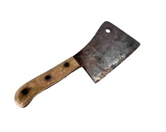 R.H. Forschner Cleaver wood handle Vtg	Blade is 6 total 11.5	115036
