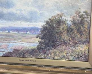 Original Watercolor Painting James Smith Morland	Frame: 13.25x17.375x1.5in Artwork: 10.75x14.75in	124053