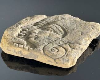 Ancient Egypt Bas Relief Sandstone Fragment	9x9x1.5in	124113
