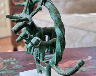 Anatolian Bronze Ceremonial Standard Bronze Statue	6in H	113026
