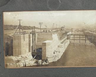 1900s Economy Light & Power Co Framed Photo Postcard Art Joliet Illinois	Frame: 16.5x22.5x0.5in	119010
