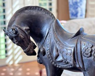 Chinese Bronze Tang Horse Sculpture Statue	7.5in H	113023
