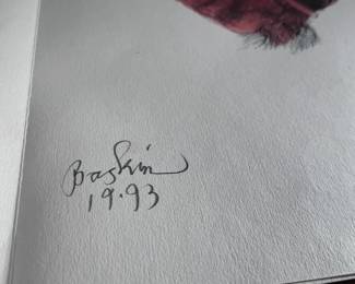1 of a kind! *Rare* Hand Colored/Signed Leonard Baskin ARS Anatomica Book Medical Fantasia Litho	24x16.25x2in	124089
