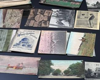 Lot of 100+ Antique 1900s Travel Postcards	Approx: 5.5x3.5	119021
