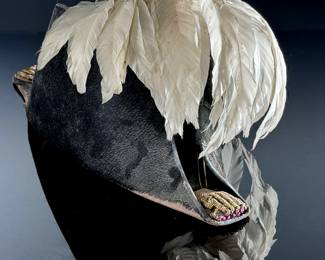 Original British Victorian Officer Bicorn Fore-and-Aft Hat Circa 1890 With Case	Case: 8.5x18.5x8in	124058