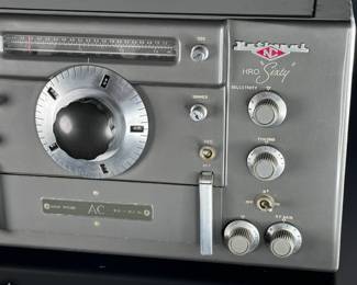 National NC HRO Sixty  Receiver Ham Radio HRO-60T High Frequency Receiver w 2 coils	20x20x11	115014