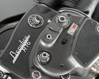 Beaulieu R16 Automatic 16mm Film Camera R-16 with Angenieux 2.2/17-68mm Lens	Case: 8x21x17.5in	112034
