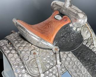 Ted Flowers The Spot Shop Vintage Parade Saddle Special Saddle Seat:  11.75in 4.5in Gullet	115038