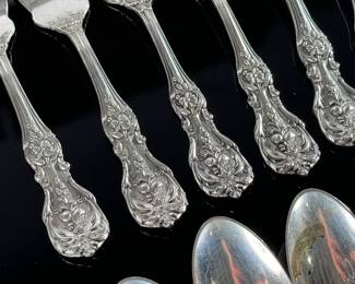 86pc Reed & Barton Francis I Sterling Silver Flatware Set Silverware		113082
