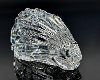 Baccarat Crystal Figurine Porcupine Paperweight	3x5.1x2.25in	112030
