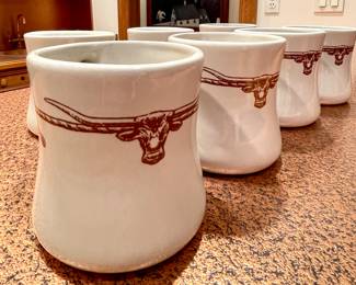 SOLD each) - Longhorn mugs - (7 available) 