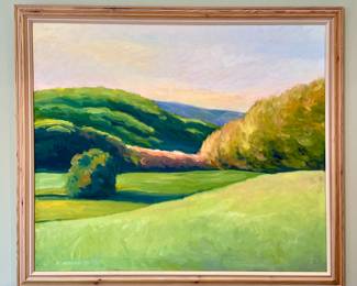 $2800 - large format original art by K. McDonough; bill of sale from a gallery in Boston (paid $4800) - 58x50