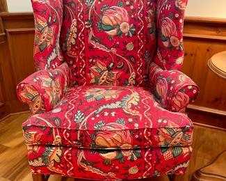 SOLD - Detailed view of (each) - custom wingback by Beachly - 33x25x42 (2 available)