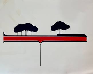 Fran De Bellas  “African Landscape” print test strip