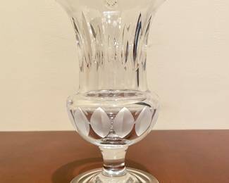 SOLD Cartier Crystal La Madison Du Shogun vase (as is, minor chip on rim)-