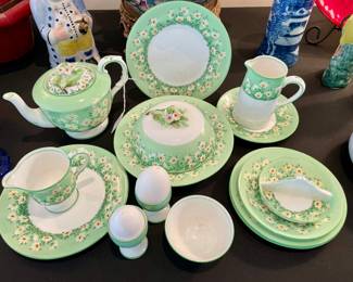 $200 - Crown Staffordshire 15-piece china set