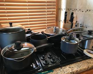 Calphalon Cookware, Anolon Cookware, Skillets, Stock Pot, Sauce Pans, Castey, Kitchen