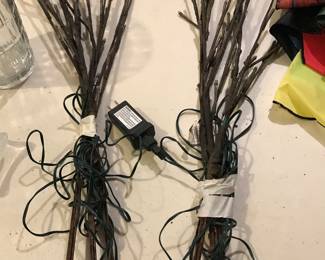 Lighted Lawn branches - work