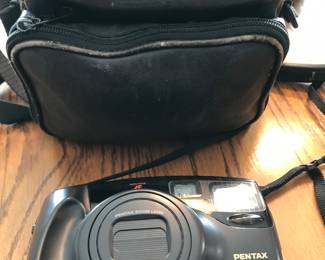 Pentax Camera and bag