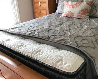 Wonderful mattress set sold with bed. Beautiful comforter Set