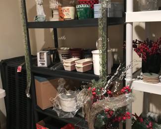 seasonal bakeware, florals and decor