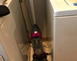 Vacuum with docking station