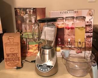 Wine Brique, Decanters, Blender, Pourer