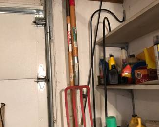 More lawn tools, plant hooks