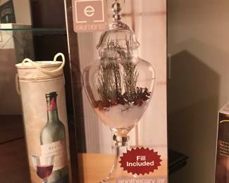 Apothecary Jar with fill included - in box, Wine gift box