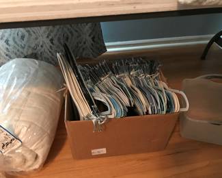 Hangers and Queen Size Bed Pads
