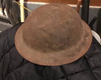 WWII English/Austrailan Arm Helmet - no liner