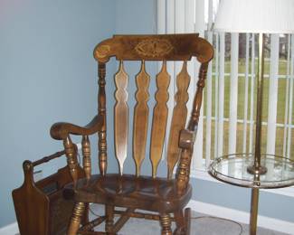 MAGAZINE RACK - ROCKER - LAMP TABLE