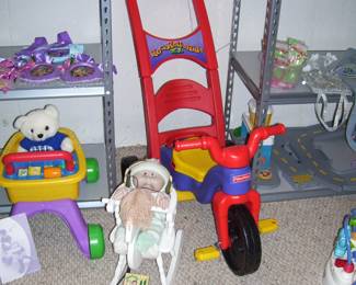 CABBAGE PATCH DOLL - FISHER PRICE RIDER - ETC