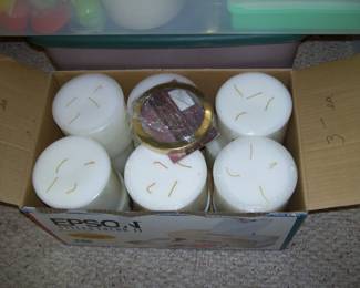 BRAND NEW LARGE CANDLES