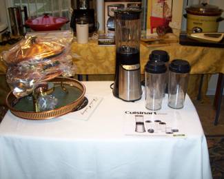 NEW COPPER FONDUE - CUISINART DRINKMASTER