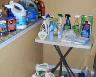 LOTS OF CLEANING SUPPLIES -