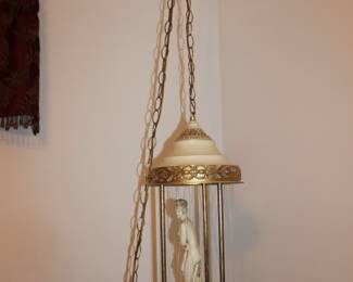 Greek Goddess Vintage Oil Rain Lamp