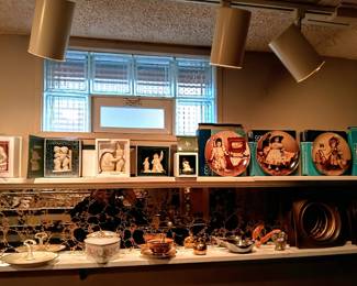 Limited edition Snow Babies and doll plates