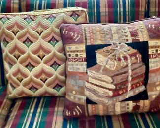 Handmade Needlepoint Pillows